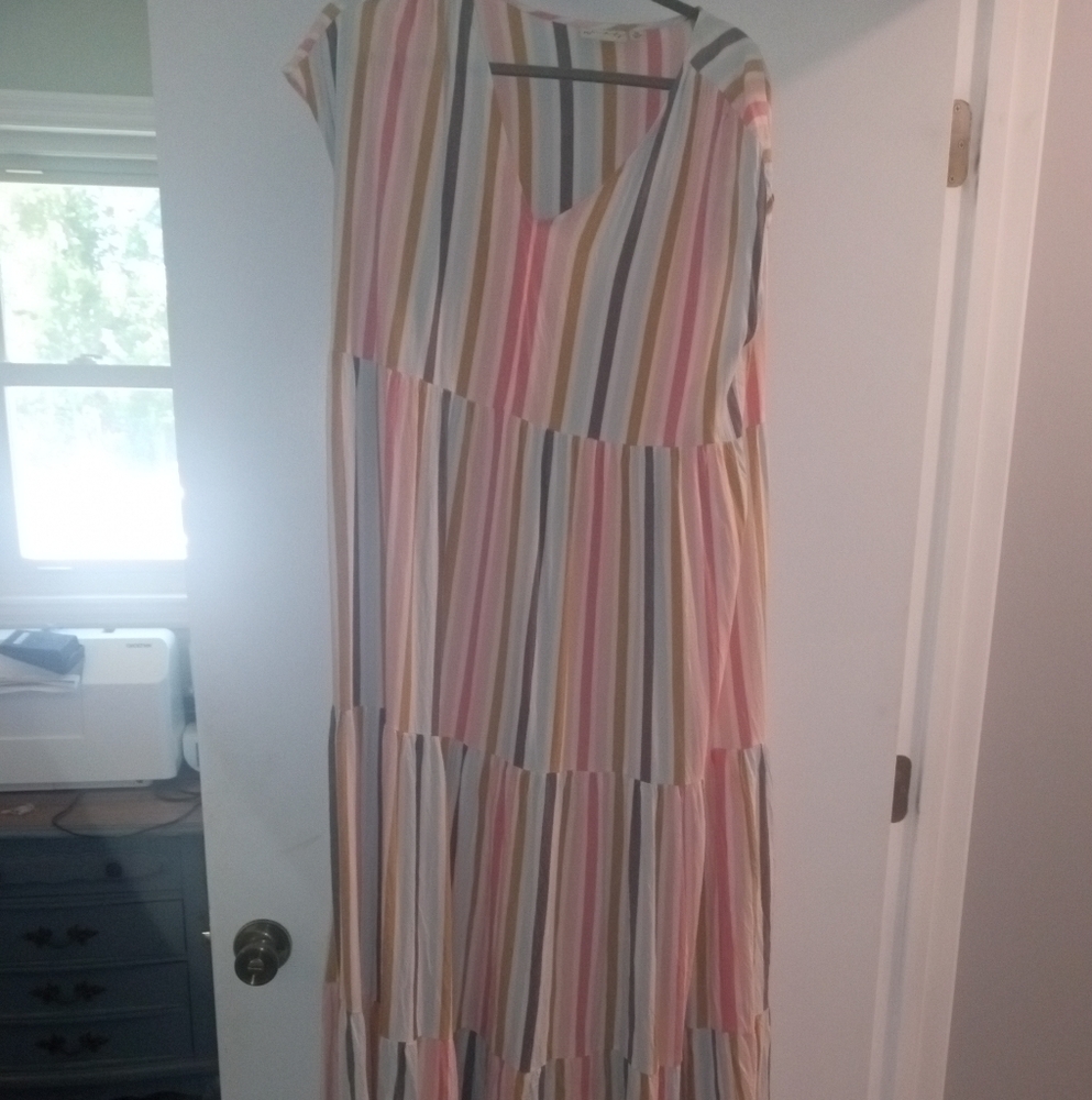 Maxi dress stripe